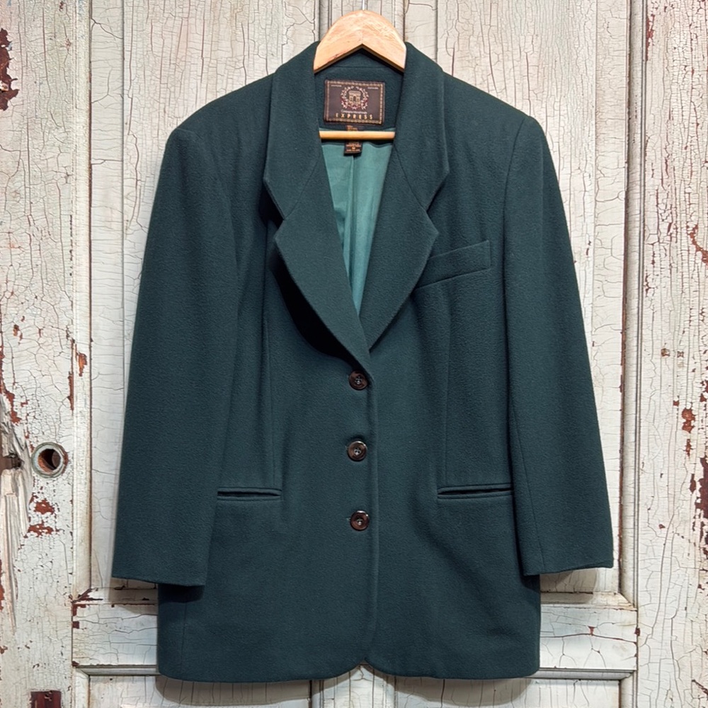 Vintage Express Wool & Cashmere Blazer